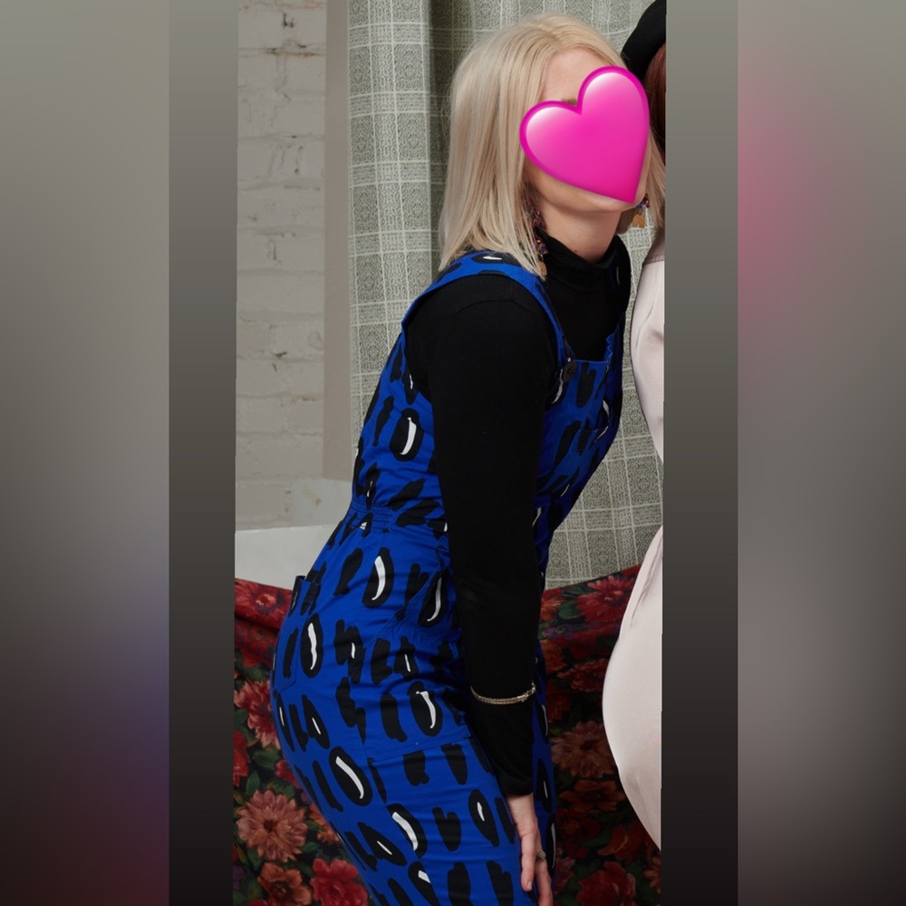 RARE! Nooworks overalls in BLUE DOT - Picture 8 of 8